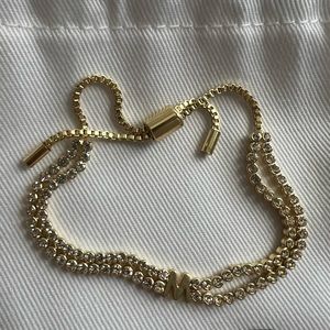 New! Baublebar initial “M” bracelet